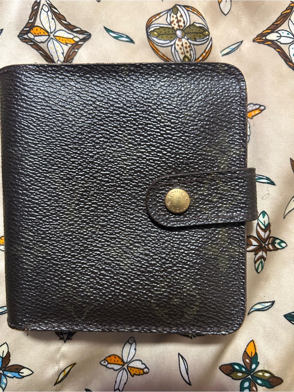 Louis Vuitton Dark Brown Monogram Zip-Around Wallet